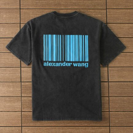 Alexander Wang Bark Code Black Shirt